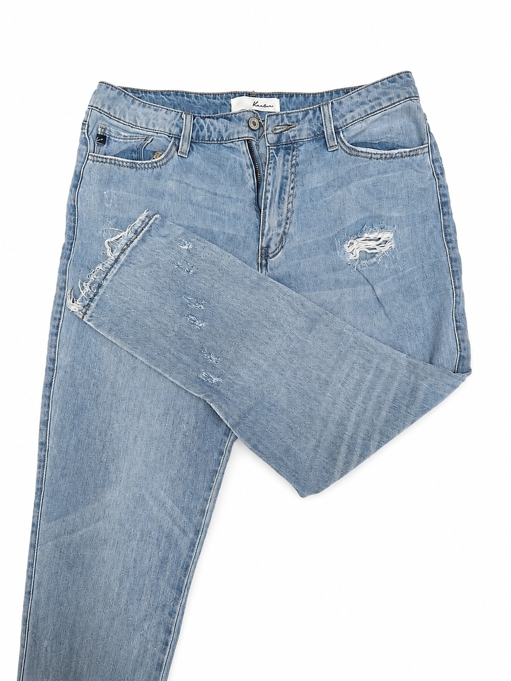 KanCan Light Wash Distressed Jeans - Label Visible Size 11